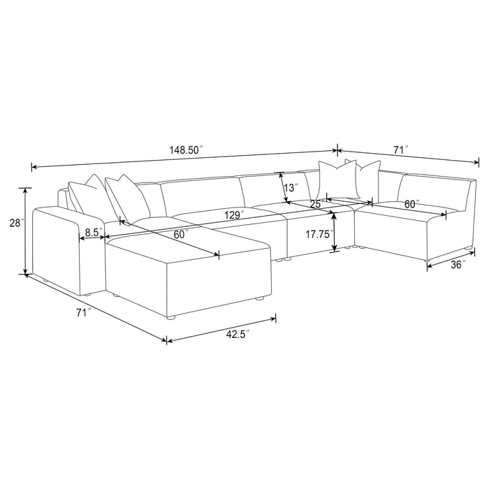 Freddie Sectionals 3 - Imperial Furniture (Las Vegas, NV) - Multi Location