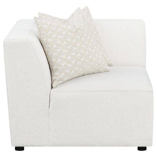 Freddie Upholstered Corner Chair Pearl - Imperial Furniture (Las Vegas, NV) - Multi Location