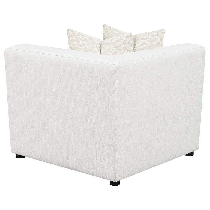 Freddie Upholstered Corner Chair Pearl - Imperial Furniture (Las Vegas, NV) - Multi Location