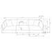 Sasha Stationary Sofas - Imperial Furniture (Las Vegas, NV) - Multi Location