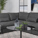 Sasha Upholstered Corner Chair Barely Black - Imperial Furniture (Las Vegas, NV) - Multi Location