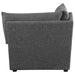 Sasha Upholstered Corner Chair Barely Black - Imperial Furniture (Las Vegas, NV) - Multi Location