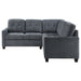 Georgina 5 Pc Stationary Sectionals Grey - Imperial Furniture (Las Vegas, NV) - Multi Location