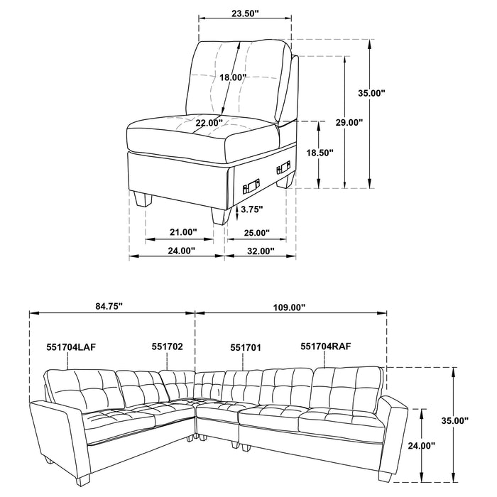Georgina Modular Sectionals - Imperial Furniture (Las Vegas, NV) - Multi Location