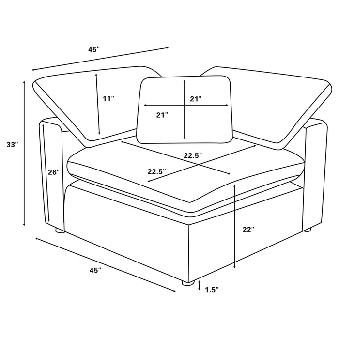 Raleigh Modular Sectionals Grey - Imperial Furniture (Las Vegas, NV) - Multi Location