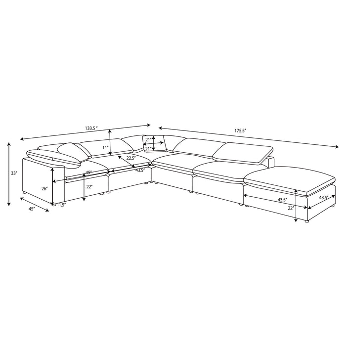 Raleigh Modular Sectionals - Imperial Furniture (Las Vegas, NV) - Multi Location