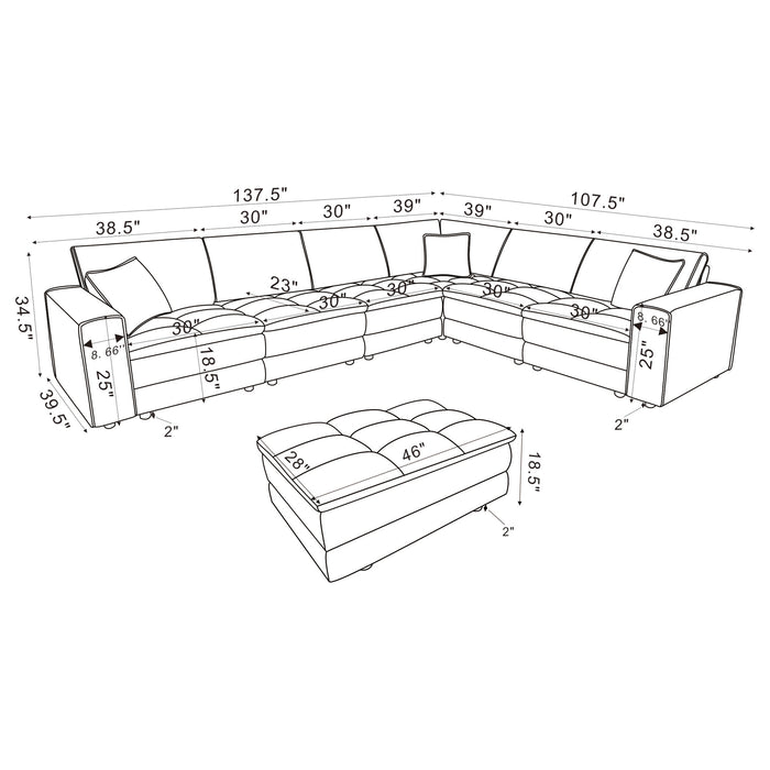 Atlantic Modular Sectionals - Imperial Furniture (Las Vegas, NV) - Multi Location