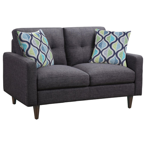 Watsonville Tufted Back Loveseat Grey - Imperial Furniture (Las Vegas, NV) - Multi Location