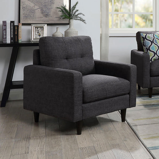 Watsonville Tufted Back Chair Grey - Imperial Furniture (Las Vegas, NV) - Multi Location