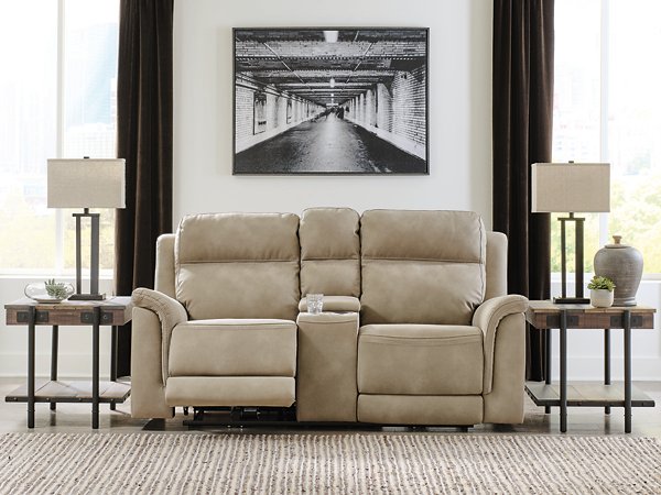 Next-Gen DuraPella Power Reclining Loveseat with Console - Imperial Furniture (Las Vegas, NV) - Multi Location