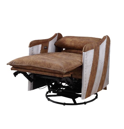 Power Motion Recliner w/Swivel