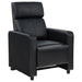 Toohey Home Theater Push Back Recliner Black - Imperial Furniture (Las Vegas, NV) - Multi Location