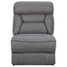 Higgins Upholstered Armless Chair Grey - Imperial Furniture (Las Vegas, NV) - Multi Location
