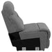 Higgins Upholstered Armless Chair Grey - Imperial Furniture (Las Vegas, NV) - Multi Location