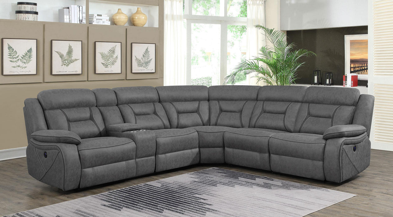 Higgins Upholstered Armless Chair Grey - Imperial Furniture (Las Vegas, NV) - Multi Location