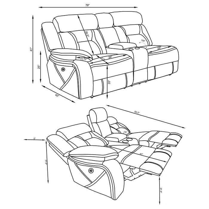 Higgins Reclining Sectionals - Imperial Furniture (Las Vegas, NV) - Multi Location