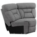 Higgins Upholstered Wedge Grey - Imperial Furniture (Las Vegas, NV) - Multi Location