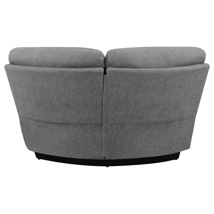Higgins Upholstered Wedge Grey - Imperial Furniture (Las Vegas, NV) - Multi Location