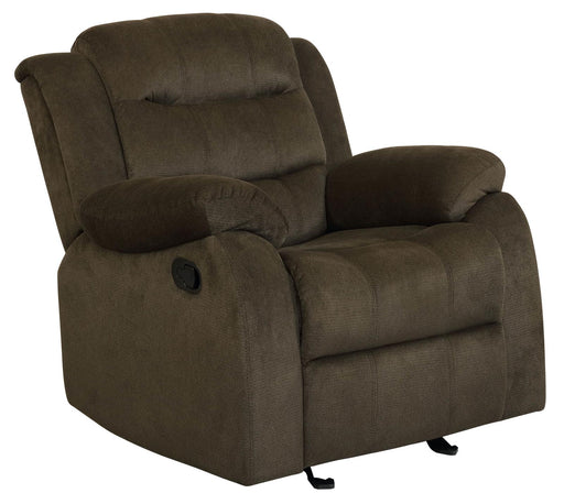 Rodman Upholstered Glider Recliner Chocolate - Imperial Furniture (Las Vegas, NV) - Multi Location