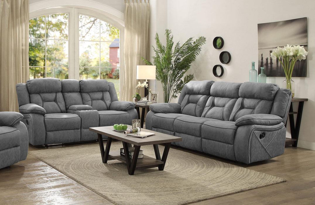 Higgins Upholstered Tufted Living Room Set - Imperial Furniture (Las Vegas, NV) - Multi Location