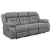 Higgins Pillow Top Arm Upholstered Motion Sofa Grey - Imperial Furniture (Las Vegas, NV) - Multi Location