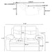 Nova Reclining Loveseat - Imperial Furniture (Las Vegas, NV) - Multi Location