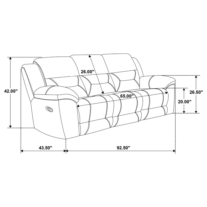 Gilson Reclining 3 Pc Set - Imperial Furniture (Las Vegas, NV) - Multi Location