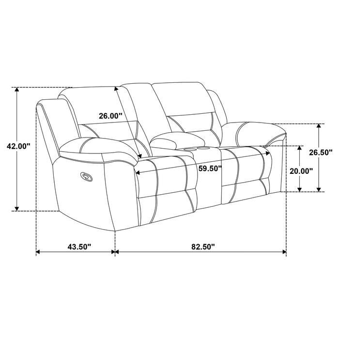 Gilson Reclining 3 Pc Set - Imperial Furniture (Las Vegas, NV) - Multi Location