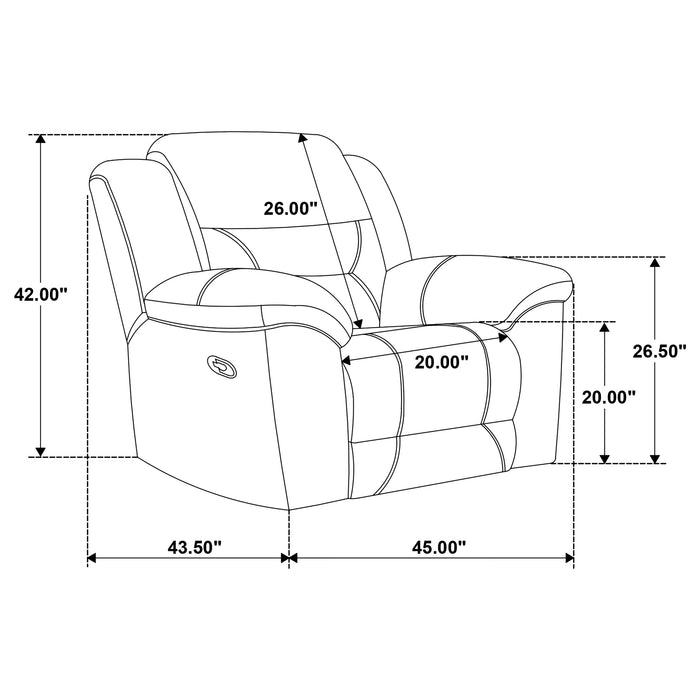 Gilson Reclining 3 Pc Set - Imperial Furniture (Las Vegas, NV) - Multi Location