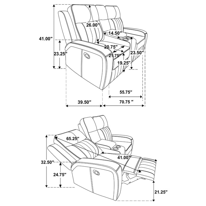 Raelynn Reclining 3 Pc Set - Imperial Furniture (Las Vegas, NV) - Multi Location