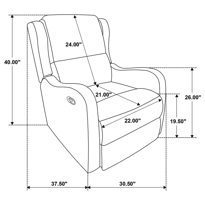 Kelsey Recliner - Imperial Furniture (Las Vegas, NV) - Multi Location