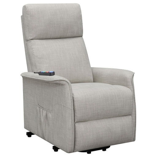 Herrera Power Lift Recliner with Wired Remote Beige - Imperial Furniture (Las Vegas, NV) - Multi Location