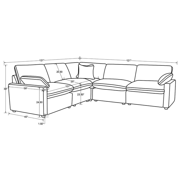Collins Reclining Sectionals Upholstered - Imperial Furniture (Las Vegas, NV) - Multi Location