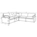 Collins Reclining Sectionals Upholstered - Imperial Furniture (Las Vegas, NV) - Multi Location