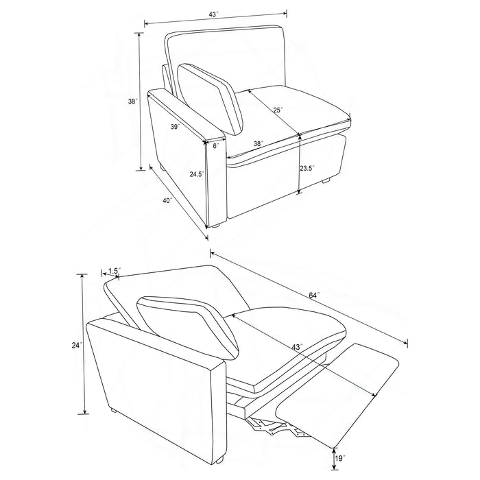 Collins Power Reclining Sofa - Imperial Furniture (Las Vegas, NV) - Multi Location