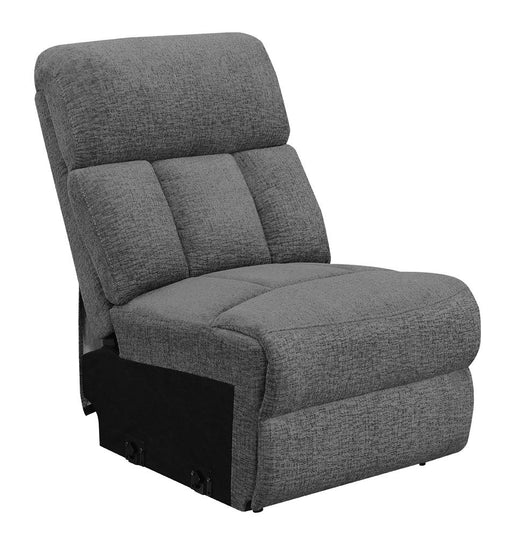 Bahrain Upholstered Armless Chair Charcoal - Imperial Furniture (Las Vegas, NV) - Multi Location