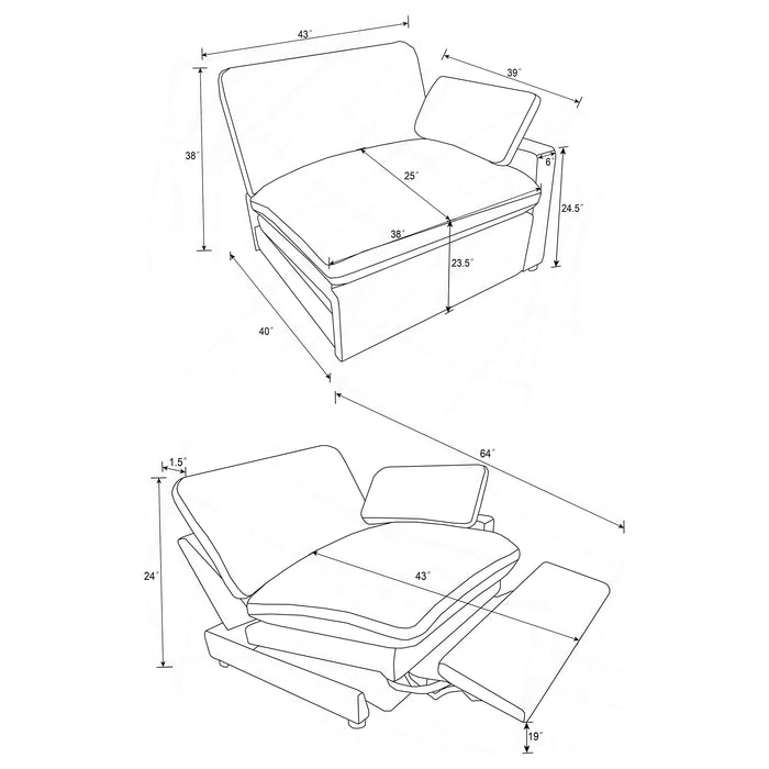Collins Power Reclining Sofa - Imperial Furniture (Las Vegas, NV) - Multi Location