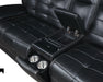 Hewitt Leather Upholstered Power Reclining Sectional Black - Imperial Furniture (Las Vegas, NV) - Multi Location