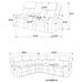 Sycamore Reclining Sectionals - Imperial Furniture (Las Vegas, NV) - Multi Location