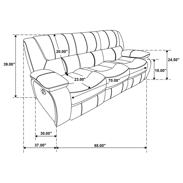 Camila Reclining Sets - Imperial Furniture (Las Vegas, NV) - Multi Location