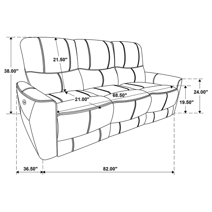 Greenfield Power Reclining Sofa - Imperial Furniture (Las Vegas, NV) - Multi Location