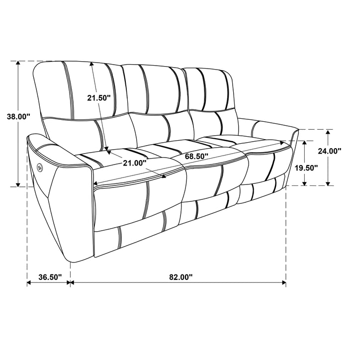 Greenfield Power Reclining Sofa - Imperial Furniture (Las Vegas, NV) - Multi Location