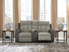 WhipLash Power Reclining Loveseat with Console - Imperial Furniture (Las Vegas, NV) - Multi Location