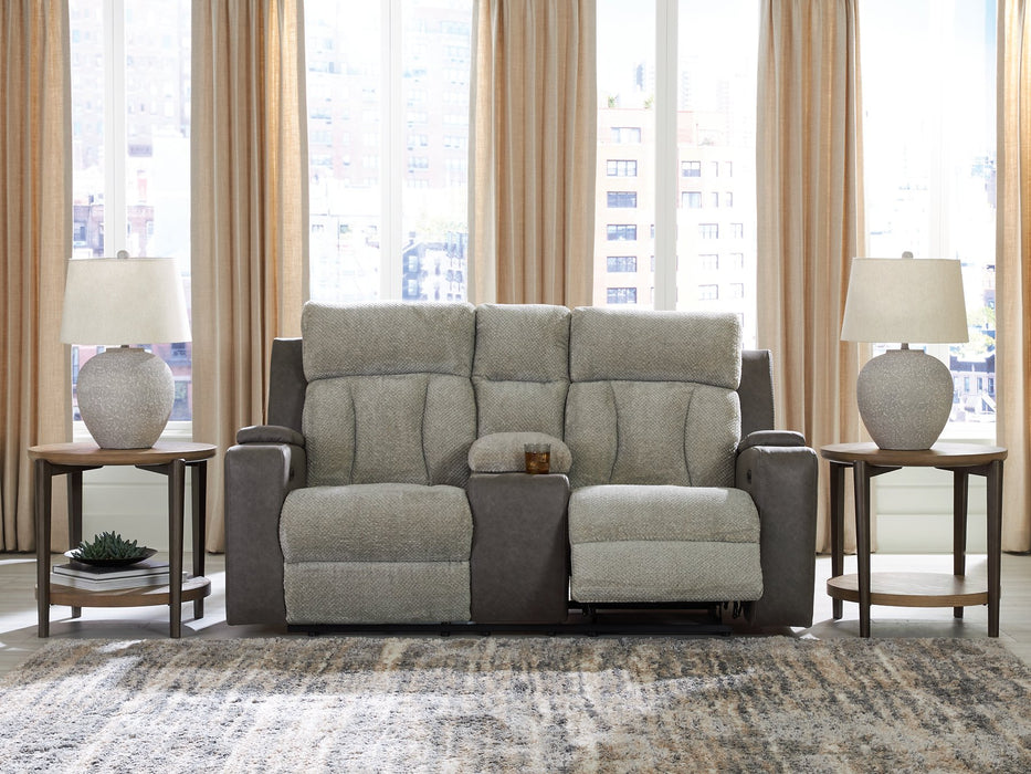 WhipLash Power Reclining Loveseat with Console - Imperial Furniture (Las Vegas, NV) - Multi Location
