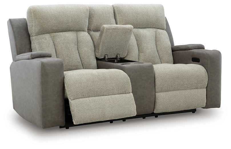 WhipLash Power Reclining Loveseat with Console - Imperial Furniture (Las Vegas, NV) - Multi Location