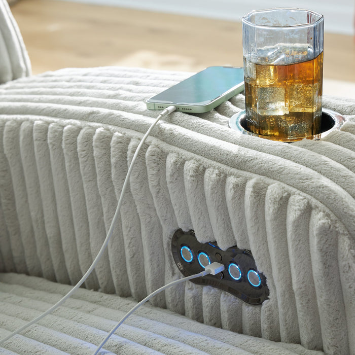 Forest Lake Power Reclining Loveseat with Console - Imperial Furniture (Las Vegas, NV) - Multi Location