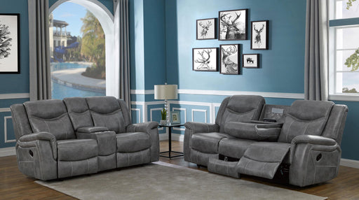 Conrad 2-piece Living Room Set Grey - Imperial Furniture (Las Vegas, NV) - Multi Location