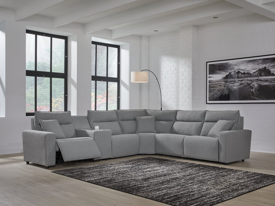 Modmax Reclining Sectional with Console - Imperial Furniture (Las Vegas, NV) - Multi Location