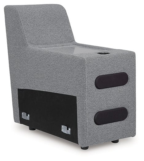 ModMax II Reclining Sectional with Chaise and Audio Console - Imperial Furniture (Las Vegas, NV) - Multi Location