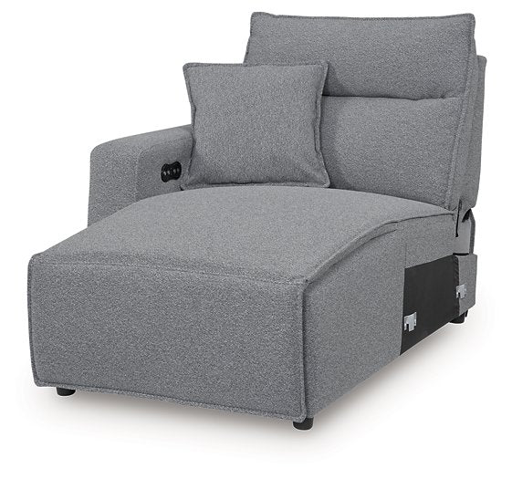 ModMax II Reclining Sectional with Chaise and Audio Console - Imperial Furniture (Las Vegas, NV) - Multi Location